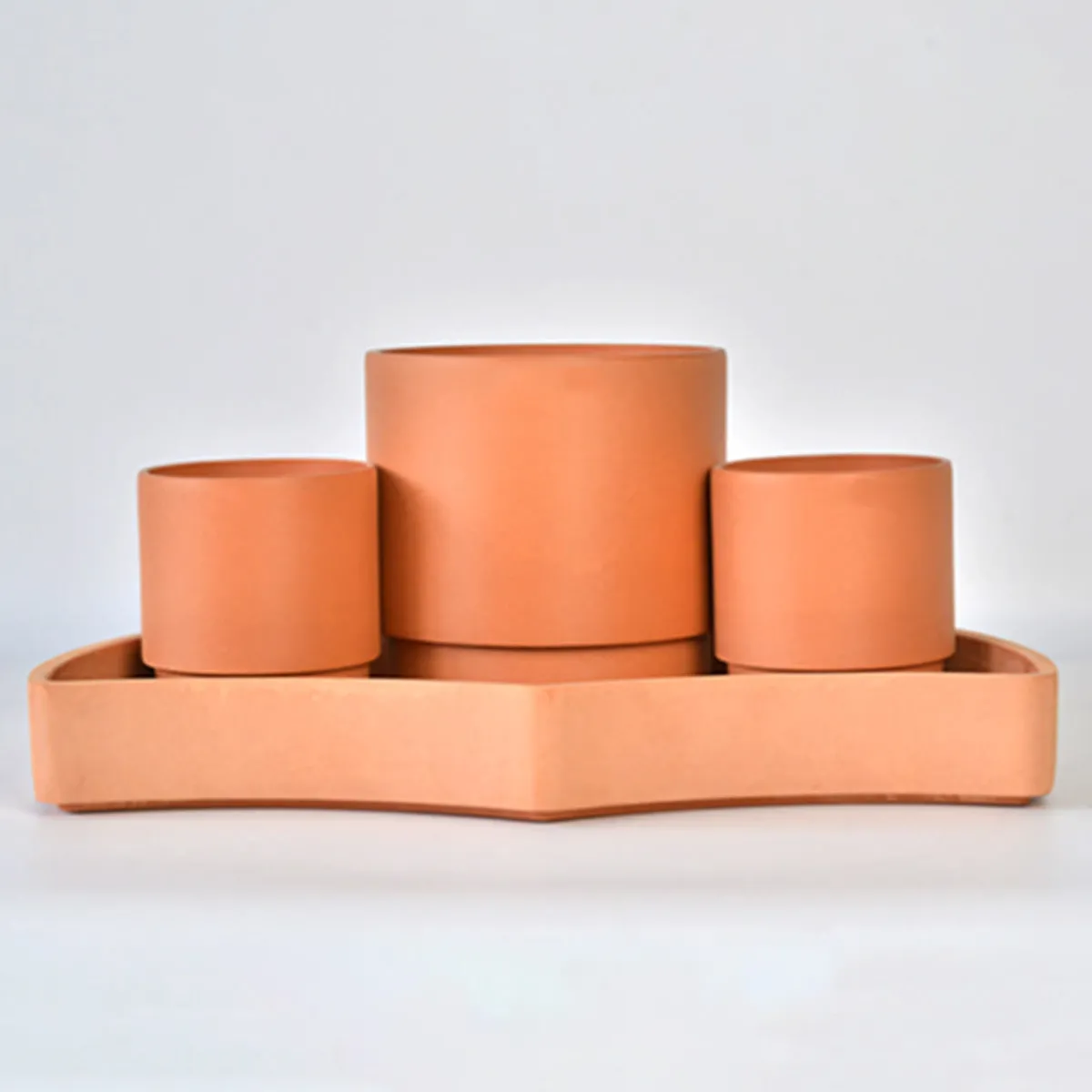 Bloomscape Tabletop Self-Watering Pot System for Indoor Plants (Set of 3)
