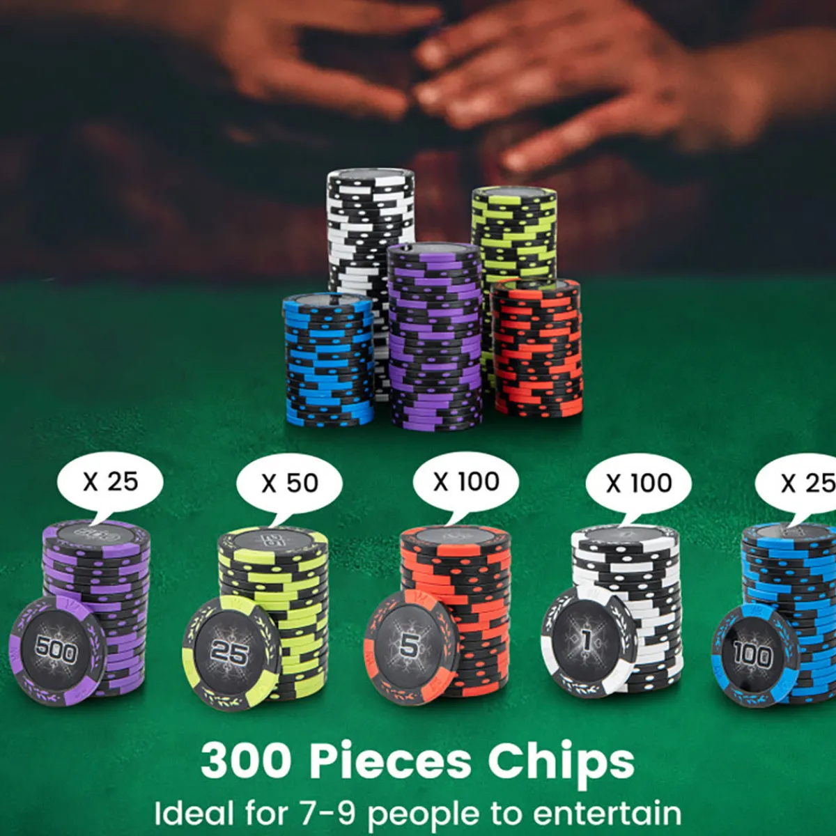 CHH Quality Products, Inc. Texas Hold'em Poker Chip Set