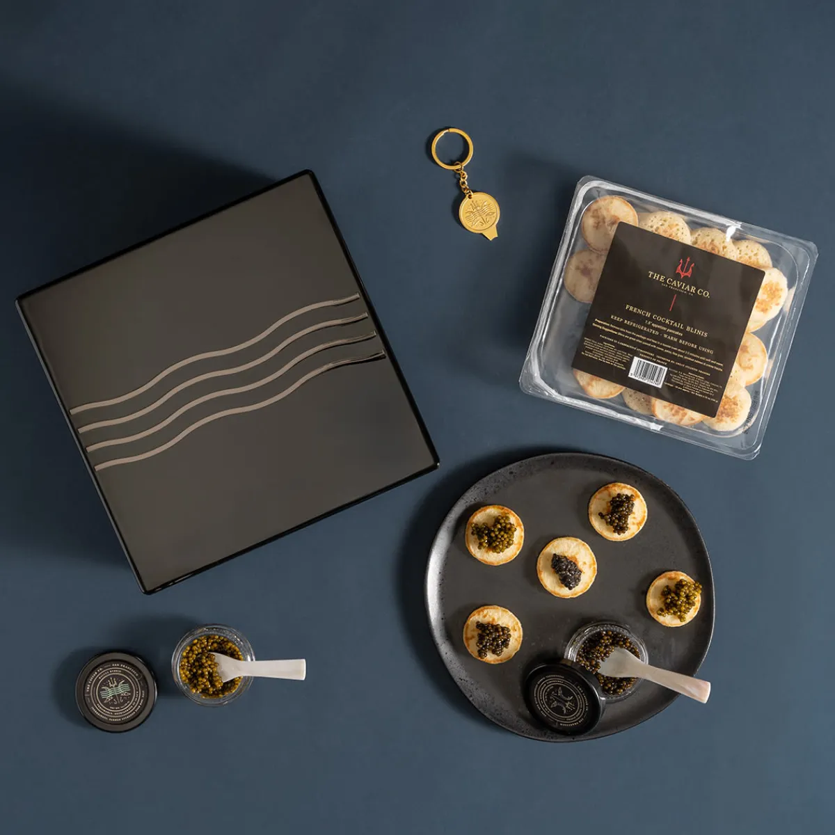 The Caviar Company LLC The Caviar Co. Tasting Duo Lacquer Case