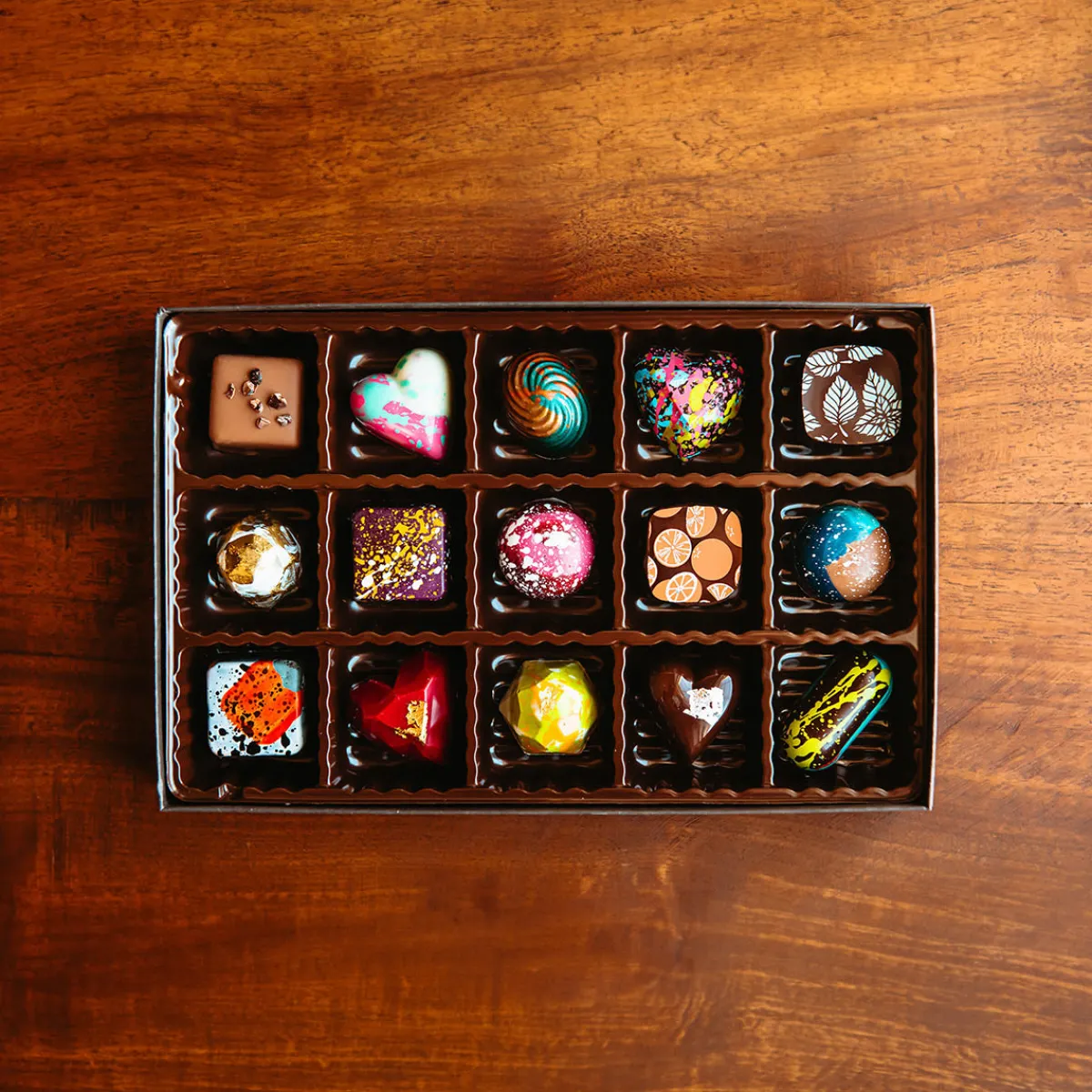 Misha's Cupcakes Inc. The Chocolate Season 15-Piece Artisan Chocolates
