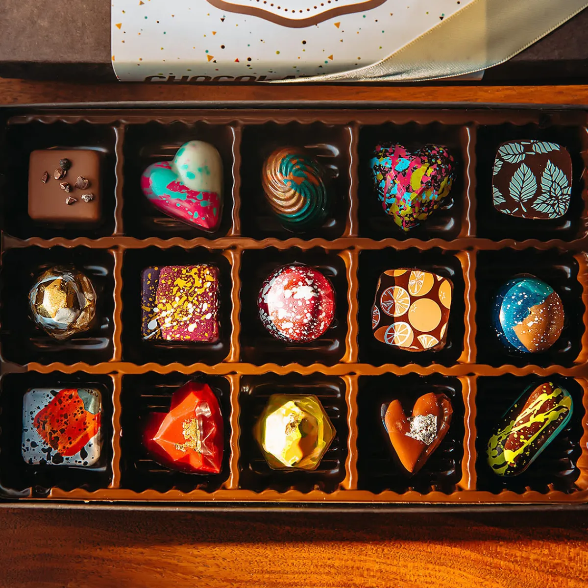 Misha's Cupcakes Inc. The Chocolate Season 15-Piece Artisan Chocolates