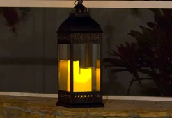 Smart Solar Inc. Three Tiered Candle Lantern