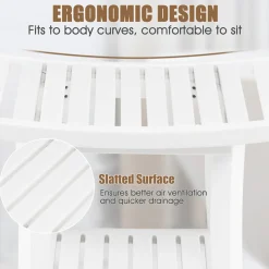 Sharper Image 2-Tier Bathroom Shower Bench