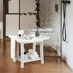 Sharper Image 2-Tier Bathroom Shower Bench