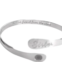 Hollywood Sensation To My Sister Engraved Bracelet