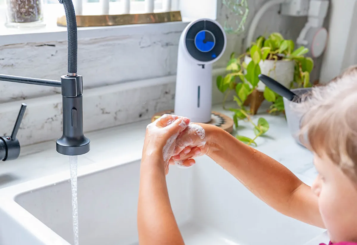 Better Living Products Touch Free Soap Dispenser Timer