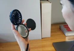 Sharper Image Travel Mirror Fan