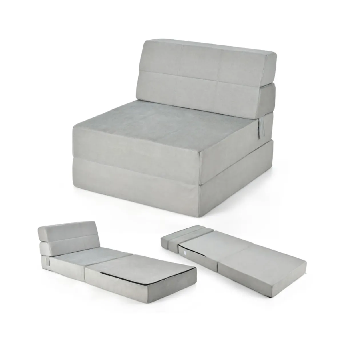 Sharper Image Tri-Fold Sleeper Sofa Bed