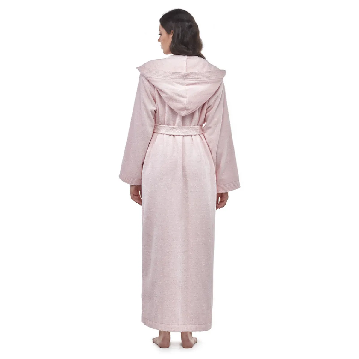 Conair (Personal Care Division) Turkish Cotton Ankle Length Hooded Bathrobe