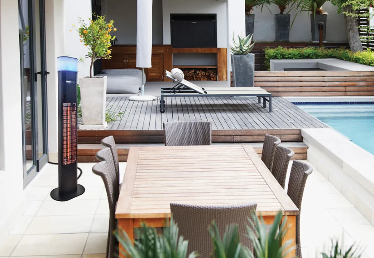 EBI Ultimate Outdoor Heater and Bluetooth Speaker