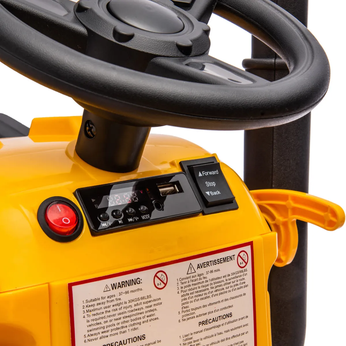 Kids DTI Direct Inc 12V Excavator Ride-on