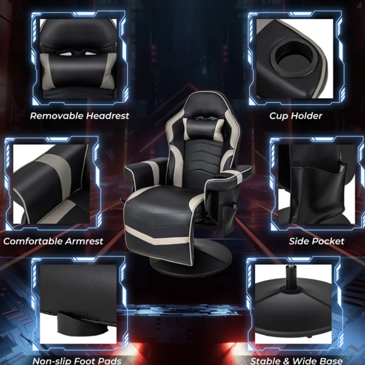 Sentry Industries, Inc. Video Gaming Massage Recliner Chair