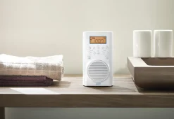 Sangean America, Inc. Waterproof Weather Alert Shower Radio