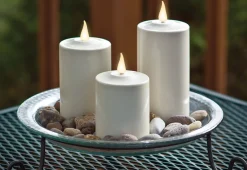 Smart Solar Inc. Weatherproof LED Candles (Set of 3)