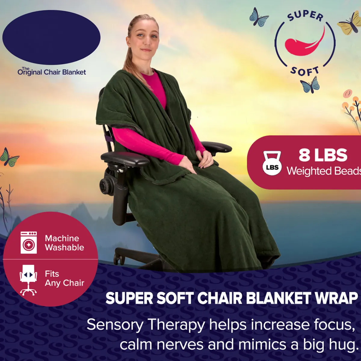 GoPlus (Costway) Weighted Office Chair Blanket