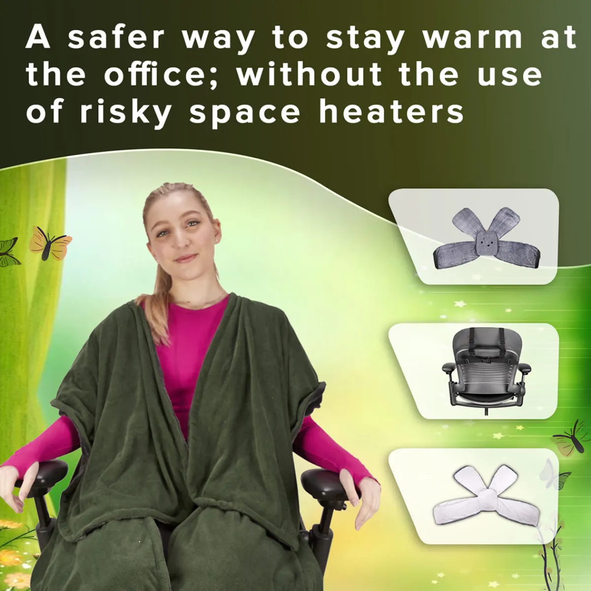 GoPlus (Costway) Weighted Office Chair Blanket