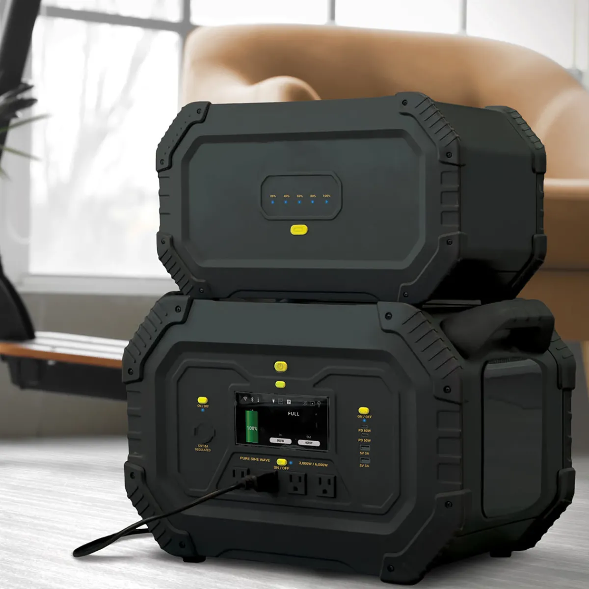 Lion Energy, LLC 2688Wh Expansion for 3000W Portable Electric Generator
