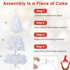 Village Lighting Company White Artificial Christmas Tree