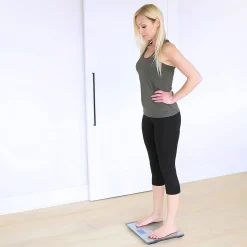 Better Battery Co. Inc. Wide Body Glass Bathroom Scale
