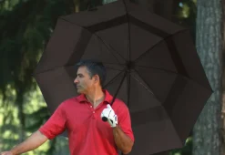 Sharper Image Wind Resistant Golf Umbrella