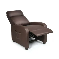 Sharper Image Wingback Massaging Recliner Chair