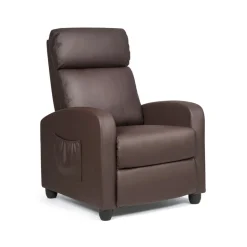 Sharper Image Wingback Massaging Recliner Chair