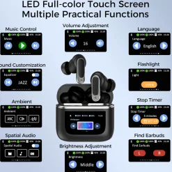 Twelve South, LLC Wireless Earbuds with Touchscreen Smart Case