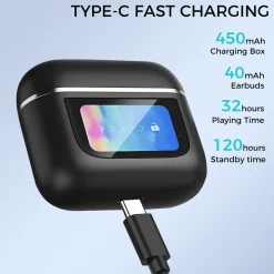 Twelve South, LLC Wireless Earbuds with Touchscreen Smart Case