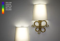Vupoint Solutions, Inc. Wireless LED Wall Sconces (Set of 2)