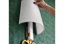 Vupoint Solutions, Inc. Wireless LED Wall Sconces (Set of 2)