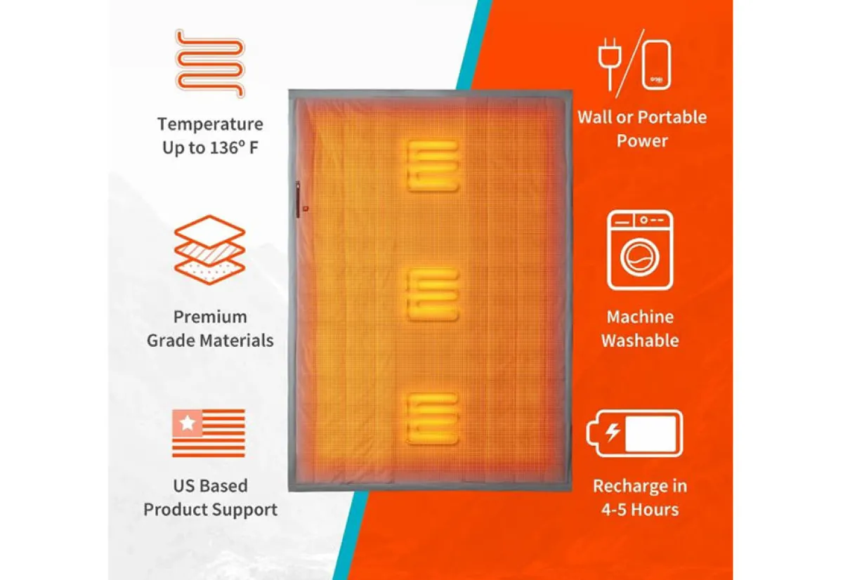 Gobi Heat Wireless Outdoor Heated Blanket