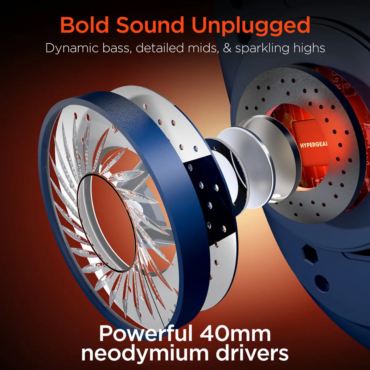 Jem Accessories, Inc. Wireless Over-the-Ear Headphones