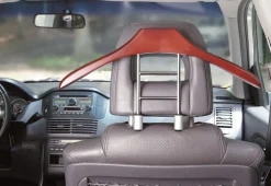 Maxsa Innovations Wood Hanger Car Valet