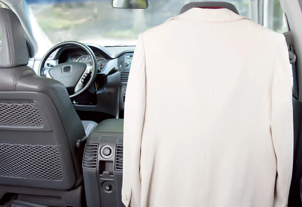 Maxsa Innovations Wood Hanger Car Valet