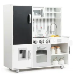 GoPlus (Costway) Wooden Pretend Play Kitchen with Sound