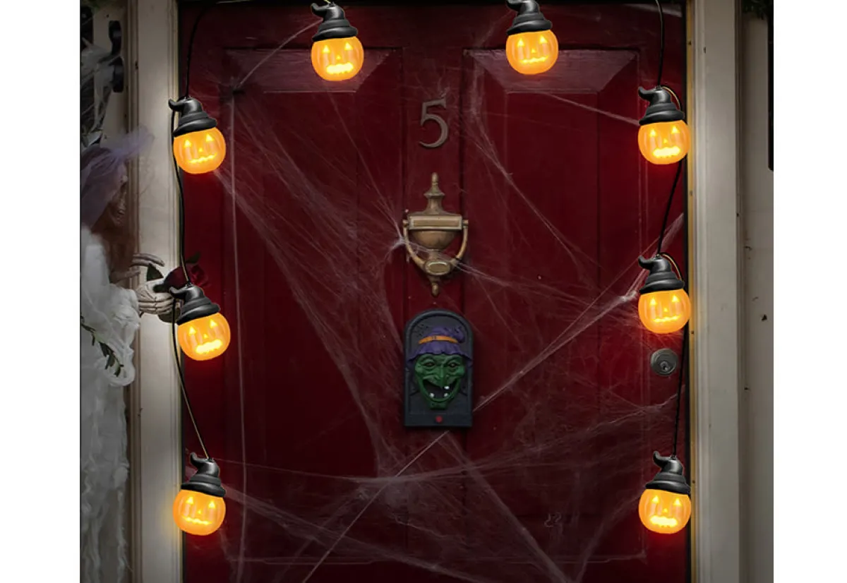 Mindscope Products Inc. 8' Animated Pumpkin String Lights