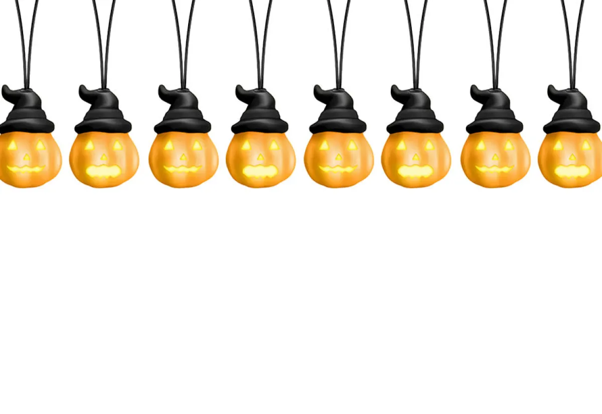 Mindscope Products Inc. 8' Animated Pumpkin String Lights
