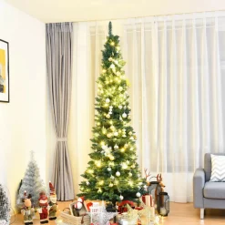Village Lighting Company 7' Artificial Pencil Christmas Tree