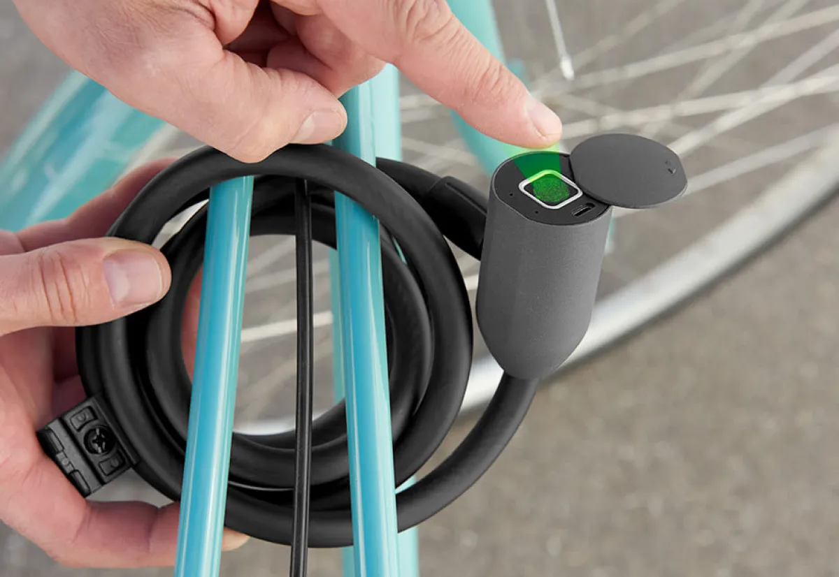 Teleshop Inc. 5' Fingerprint Cable Bike Lock