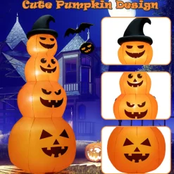 GoPlus (Costway) 8' Inflatable Halloween Pumpkin Stack