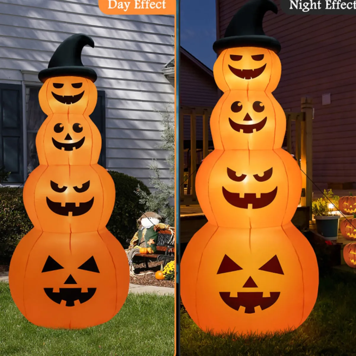 GoPlus (Costway) 8' Inflatable Halloween Pumpkin Stack