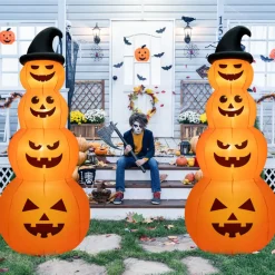 GoPlus (Costway) 8' Inflatable Halloween Pumpkin Stack