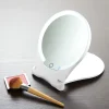 Zadro Inc 10X Lighted Folding Travel Mirror by Sharper Image