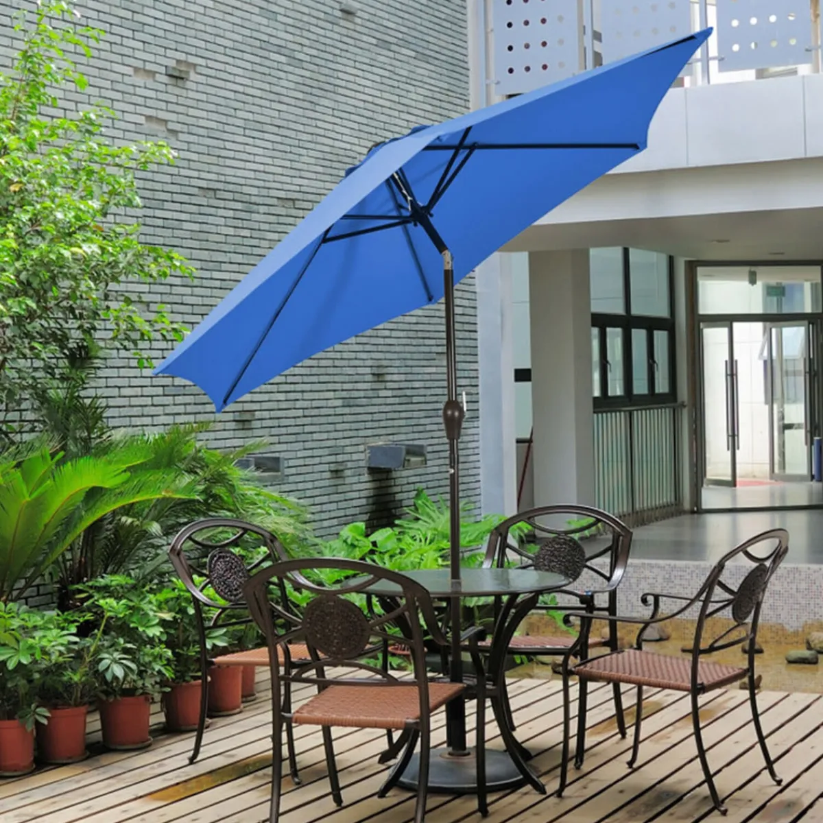 Sharper Image 9' Market Patio Table Umbrella