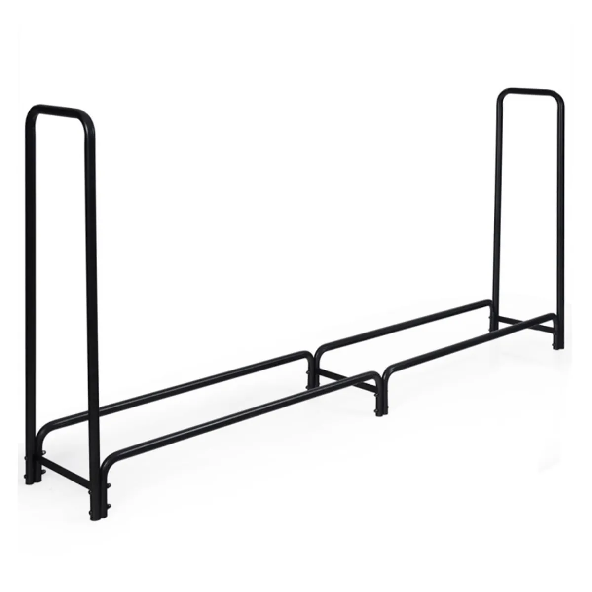 Shinerich International Inc 8' Outdoor Steel Firewood Log Rack