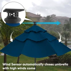 Reflection International Inc 11' Smart Outdoor Umbrella