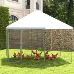 GoPlus (Costway) 13' Wire Mesh Hexagonal Chicken Coop