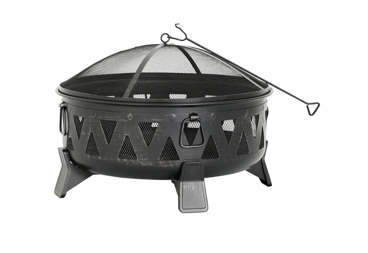 Shinerich International Inc 30'' Antique Wood-Burning Fire Pit