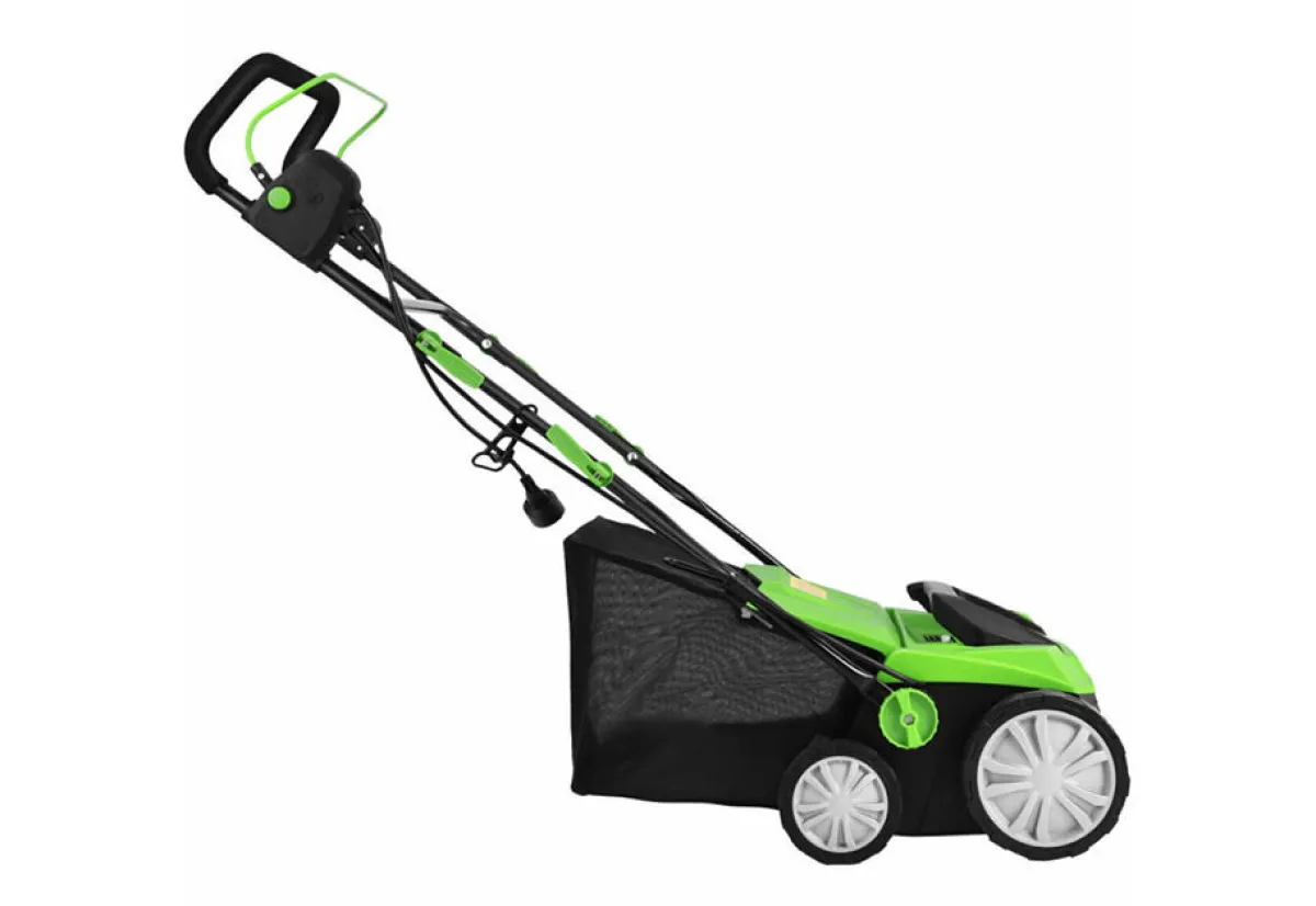 Costway 15'' Corded Electric Lawn Dethatcher