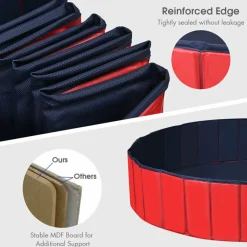 B u0026 D Group 63'' Foldable Leakproof Pool